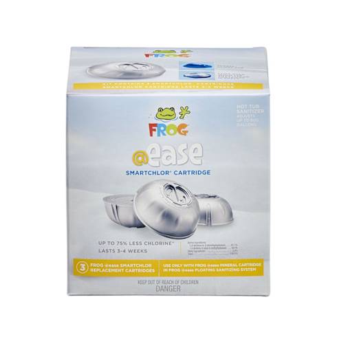Frog @Ease SmartChlor Replacement Chlorine Cartridge – 3 Pack - Cartridges Replacement for Hot Tubs (01-14-3258)