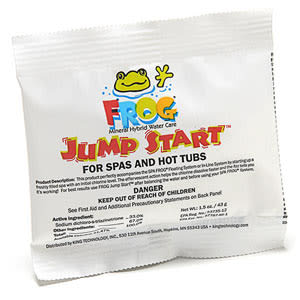 Spa refresh kit with FROG Filter Mate, start-up and weekly shock, and test strips