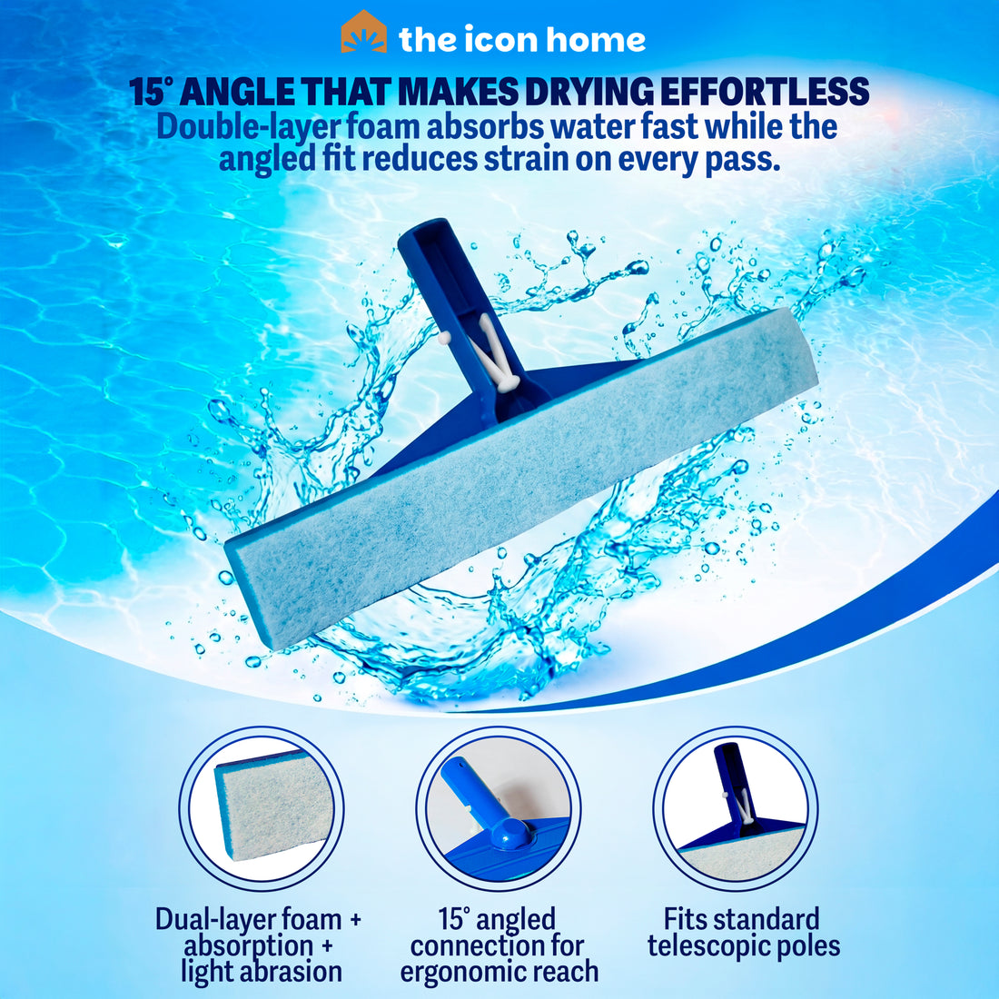 Brustec 15° Pool and Window Scrub Brush