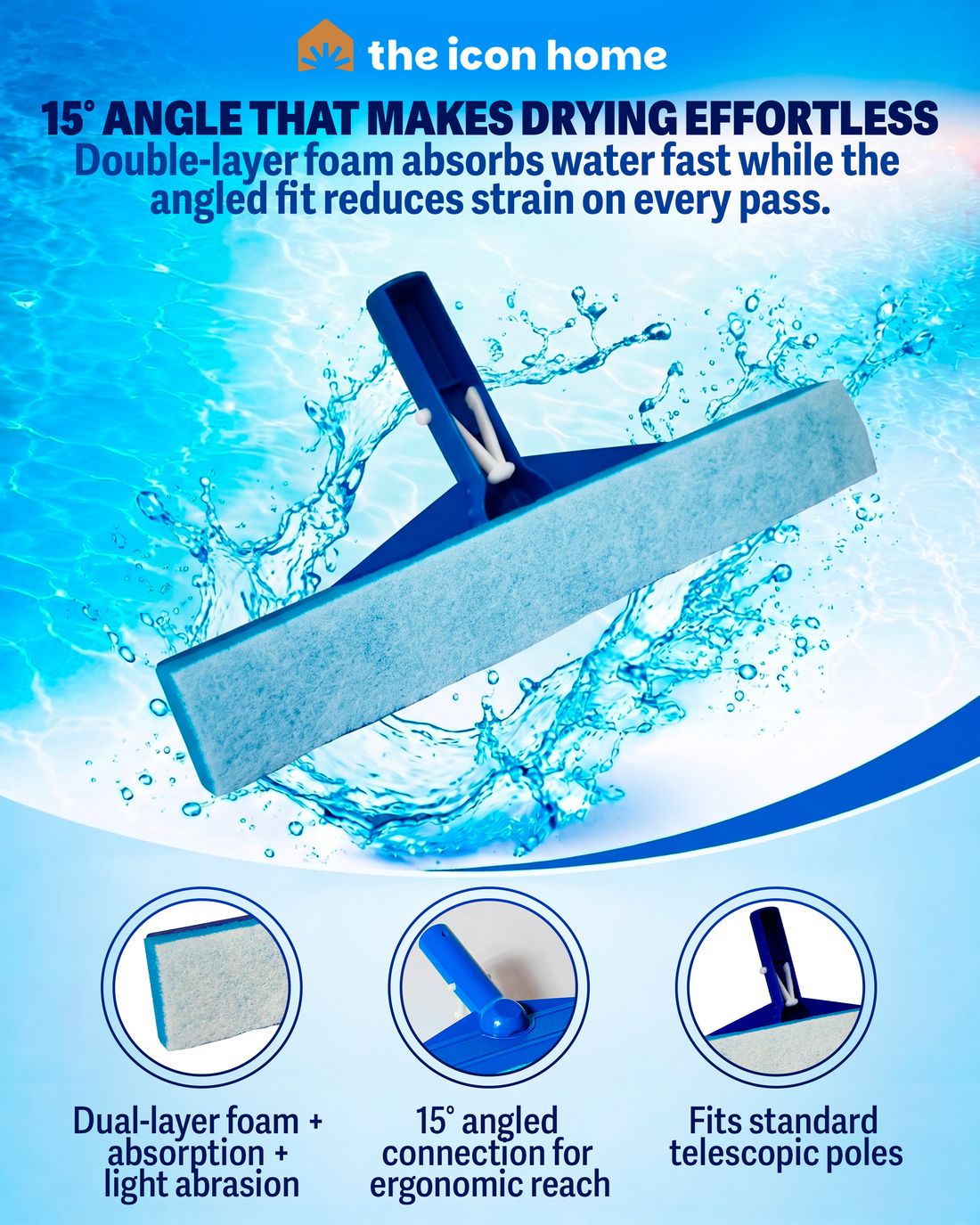 Brustec 15° Pool and Window Scrub Brush