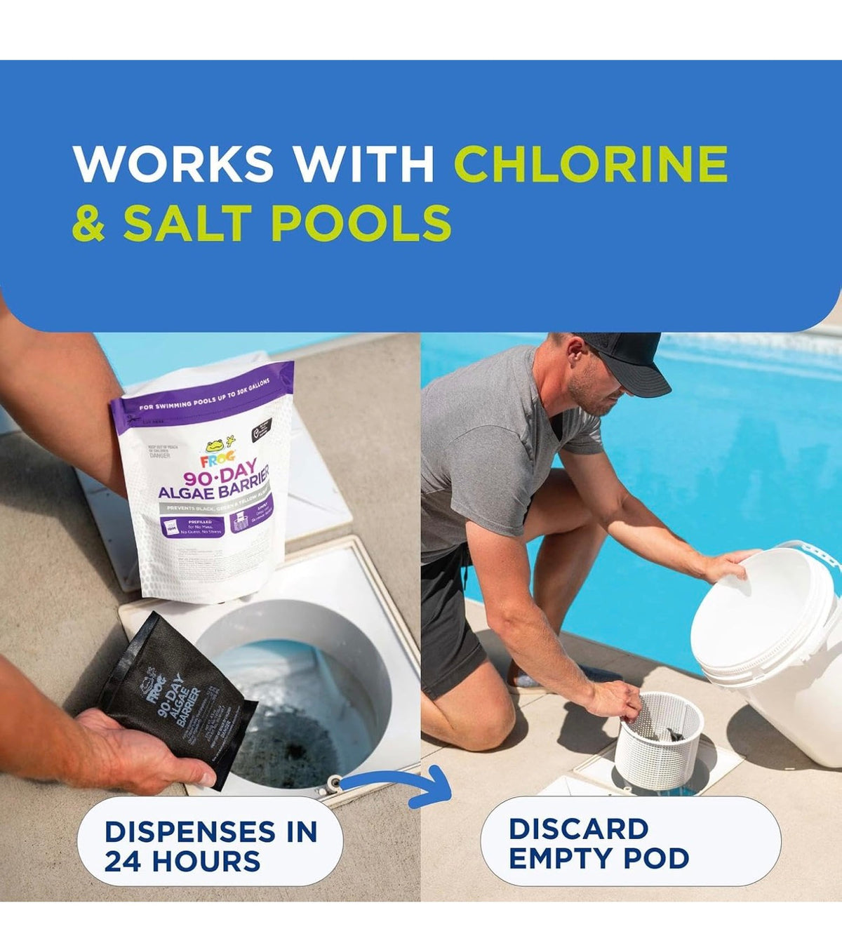 FROG 90-Day Algae Barrier 20,000 gallon pool treatment, photo 5