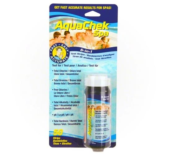 AquaChek Spa 6-in-1 hot tub test strips, 50 count, part 552244