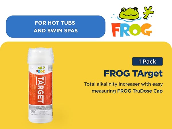 FROG TArget alkalinity increaser for hot tubs and swim spas, 2 lb